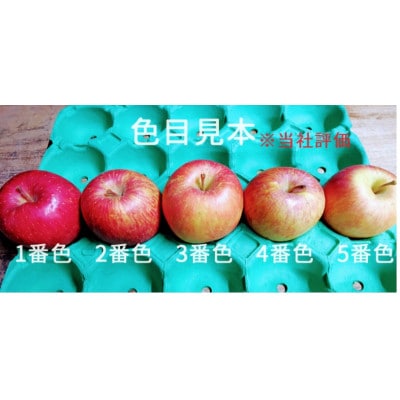 サンふじ　3K箱(約3kg)【美味しさ長持ち!スマートフレッシュ処理】