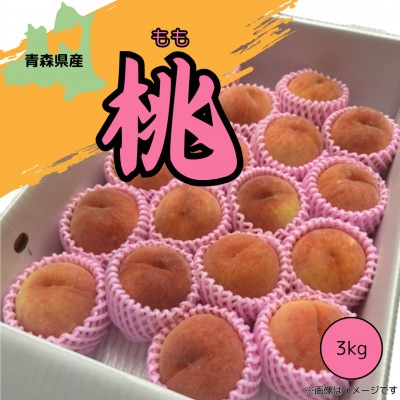 青森県産 本州最北端の桃 3kg【2025年8月中旬～発送開始】