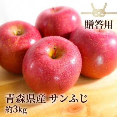 【26年11月から順次発送】平均糖度13度以上! サンふじ 約3kg 贈答用 青森県産 りんご
