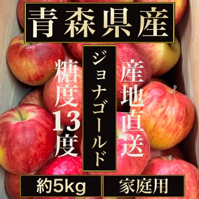 【青森の誇り】青森直送ジョナゴールドりんご約5kg(家庭用/訳あり)