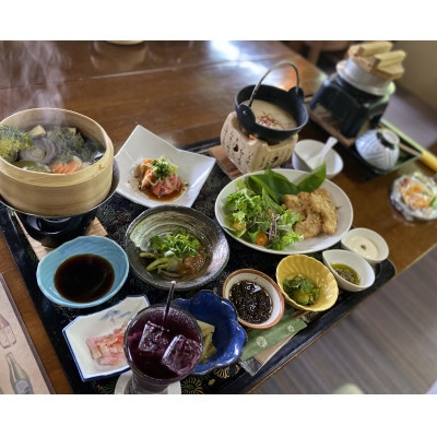 源泉掛け流し　青森県黒石板留温泉【旅の宿斉川】「田舎ヴィーガンお膳」