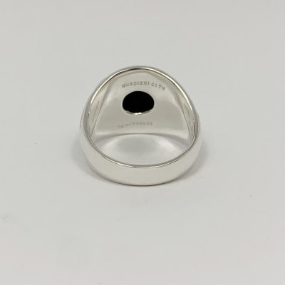 アクセサリー 指輪 (鋳造)シルバー925 オニキス サイズ 23号