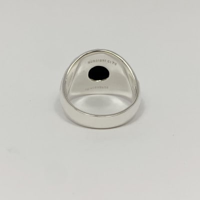 アクセサリー 指輪 (鋳造)シルバー925 オニキス サイズ 27号