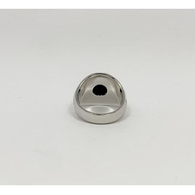 アクセサリー 指輪 (鋳造)PT950　オニキス　 サイズ 14号