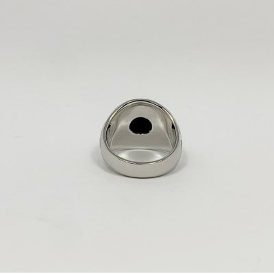 アクセサリー 指輪 (鋳造)PT950　オニキス　 サイズ 17号