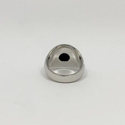 アクセサリー 指輪 (鋳造)PT950　オニキス　 サイズ 27号