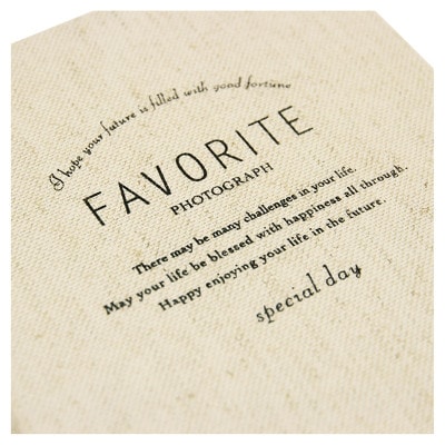 フェイバリット台紙3面ベージュ(中枠付)