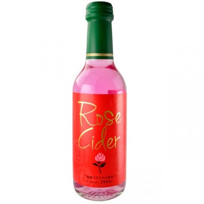 ローズ(薔薇)サイダー 240ml / 10本入