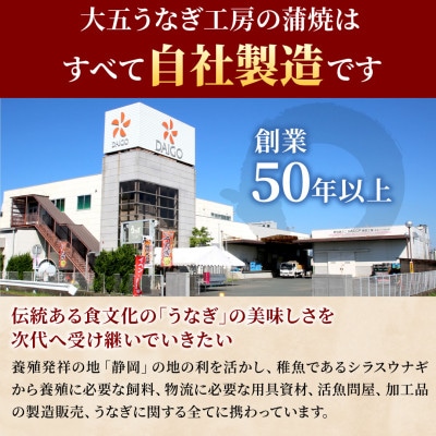 大五のうなぎ蒲焼　240g(120g×2尾)　国産うなぎ(中サイズ)
