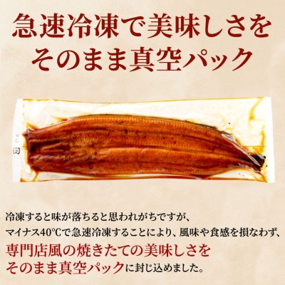 大五のうなぎ蒲焼　340g(170g×2尾)　国産うなぎ(大サイズ)
