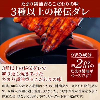 先行受付【7月上旬より配送予定】大五のうなぎ蒲焼　380g(190g×2尾) 国産うなぎ(大サイズ)