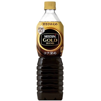 2021年4月発送開始『定期便』ゴールドブレンドボトルコーヒー甘さ控えめ900ml×12本全6回