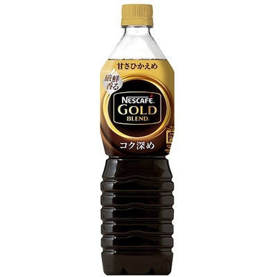2021年4月発送開始『定期便』ゴールドブレンドボトルコーヒー甘さ控えめ900ml×12本全3回