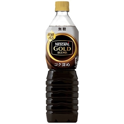 2021年10月発送開始『定期便』ゴールドブレンド　ボトルコーヒー無糖 900ml×12本　全3回