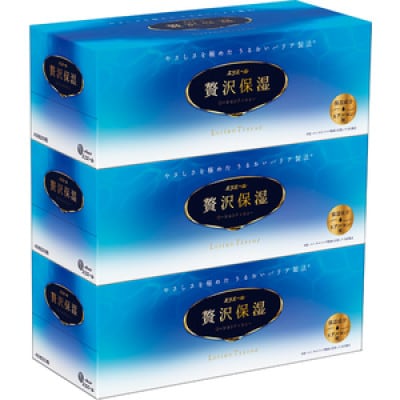 【発送月固定定期便】エリエール　贅沢保湿ローションティシュー　3箱×5セット(15箱)全2回
