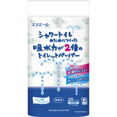 【発送月固定定期便】エリエール　吸水力が2倍のトイレットペーパー　36ロール全2回
