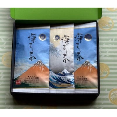 2025新茶使用　静岡県大井川流域産　初摘　深蒸し新茶100g×3本セット