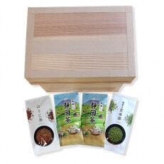 本物の茶箱と4種類のお茶くらべセット | ふるさと納税のお礼品
