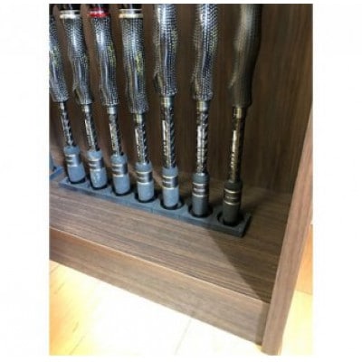 ロッドスタンド14本収納　ウォールナット