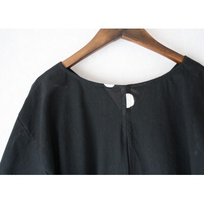 wappougi ワンピース 黒 割烹着