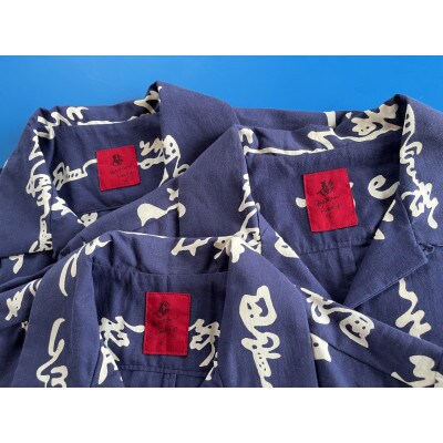 島田髷 和ろはシャツ　( XS サイズ )