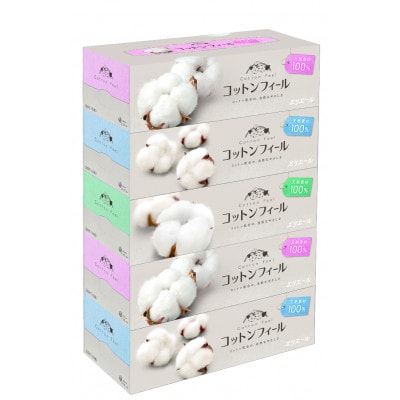 エリエール コットンフィールティシュー150W5箱×10セット