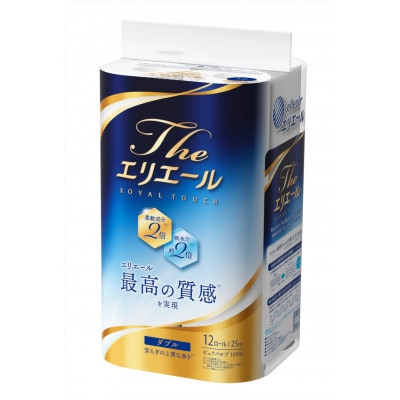 エリエール Theエリエール トイレットティシュー12ロール×6セット(ダブル)