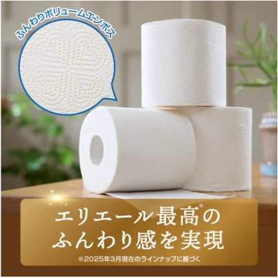 エリエール Theエリエール トイレットティシュー12ロール×6セット(ダブル)