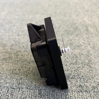 アルミ製にくきゅう時計(黒)