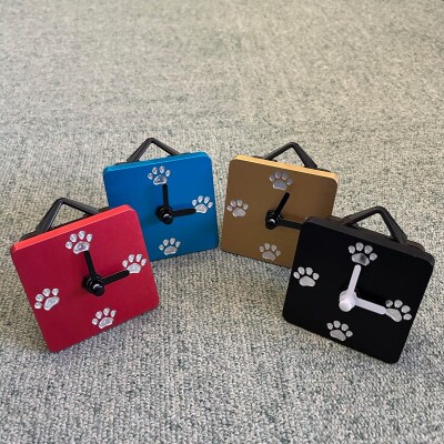 アルミ製にくきゅう時計(ゴールド)