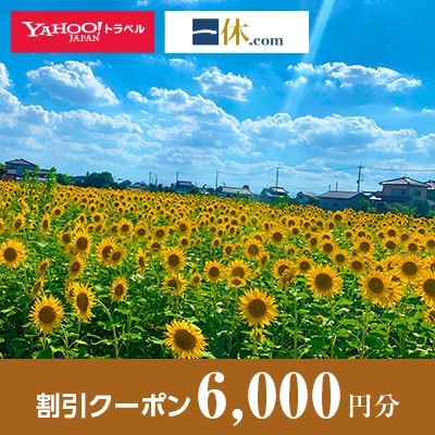 【埼玉県久喜市】一休.com・Yahoo!トラベル割引クーポン(6,000円分)