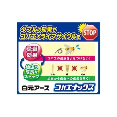 コバエがいなくなる　コバエナックス　ゴミ箱用　3個セット