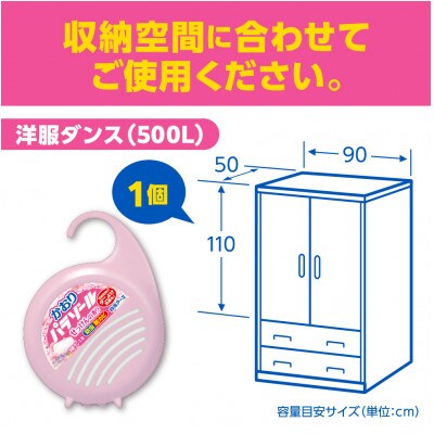 洋服ダンス用パラゾール詰替　3個入×3パック(合計9個)　せっけんの香り