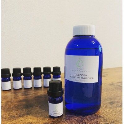 久喜市菖蒲産ラベンダー精油(エッセンシャルオイル)3ml・芳香蒸留水(ハイドロゾル)300mlセット