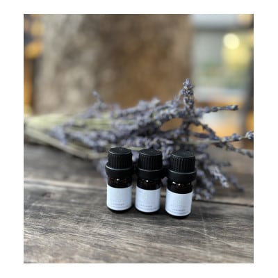 久喜市菖蒲産ラベンダー精油(エッセンシャルオイル)3ml　3本セット