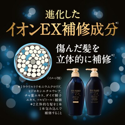 TSUBAKI　プレミアムEXダメージケアリペア　シャンプー/トリートメント　カエ600mL×各2個