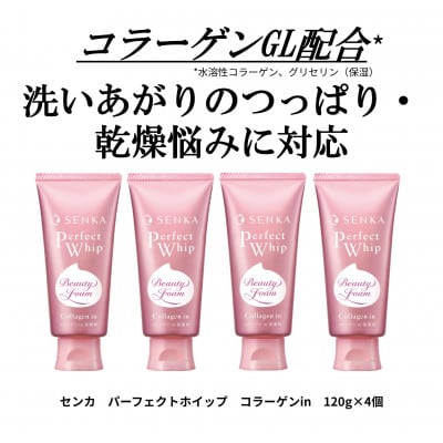 センカ　パーフェクトホイップ　コラーゲンin (120g)×4個