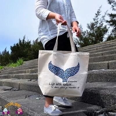 TOKUNOSHIMA発ブランド　OBORA　トートバッグ【LifeWithNature(Lサイズ)