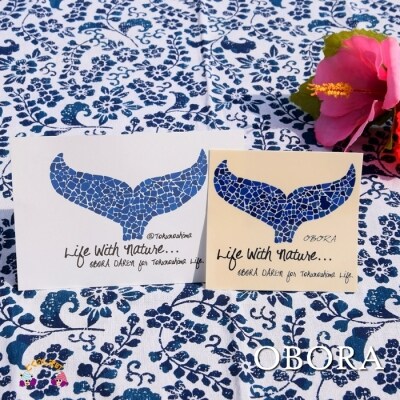 TOKUNOSHIMA発ブランド　OBORA　トートバッグ【LifeWithNature(Mサイズ)