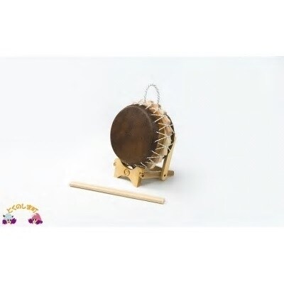 馬革7寸(21㎝)くさび太鼓(バチ・太鼓台付)