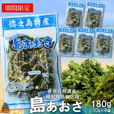 【2026年とれたて!】徳之島産 島あおさ(30g×6袋)