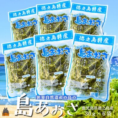 【2026年とれたて!】徳之島産 島あおさ(30g×6袋)