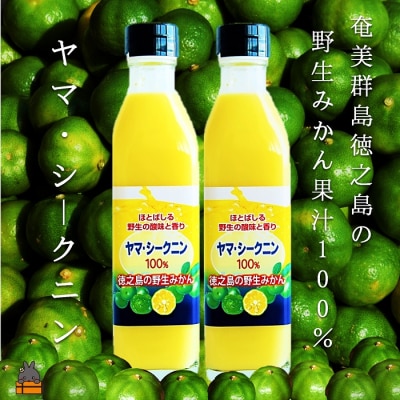 ～野生の島みかんの味～徳之島のヤマ・シークニン果汁(300ml×2本)