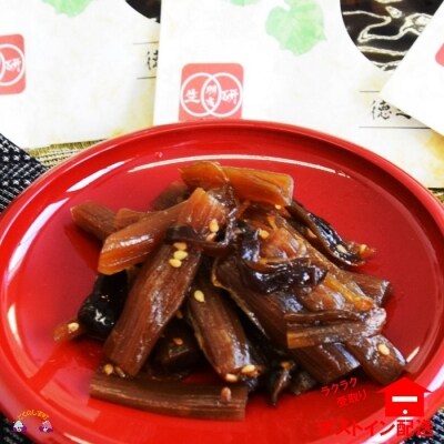 ～島の母(あま)の手作り～徳之島のつわぶき佃煮(キクラゲ入りしょうゆ味)【ポストイン配送】
