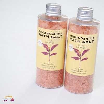 ～真っ赤に色づく赤い茶葉～～TOKUNOSHIMA BATH SALT(日ノ茜)2本～