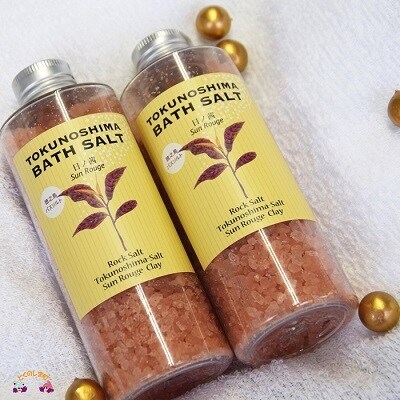 ～真っ赤に色づく赤い茶葉～～TOKUNOSHIMA BATH SALT(日ノ茜)2本～
