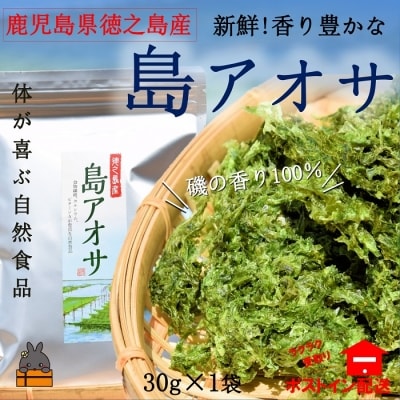 《期間限定》新鮮!香り豊かな。島アオサ(1袋)【ポストイン配送】