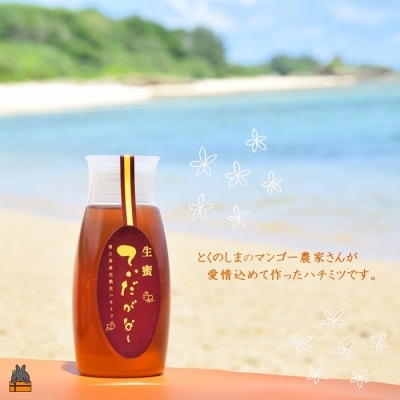 徳之島産完熟“生”ハチミツ「てぃだがなし」(大)(500g×1本)