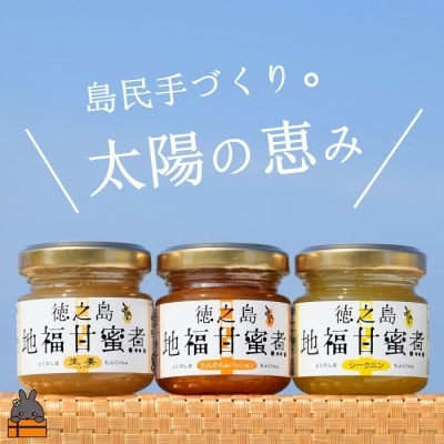 《お試し》太陽(てぃだ)の恵み!3種のしあわせ島ジャムセット