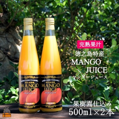 ～うっとりするおいしさ～徳之島のマンゴージュース(2本)
